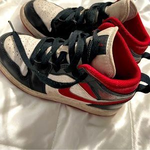 Black and Red AJ Jordan Mid